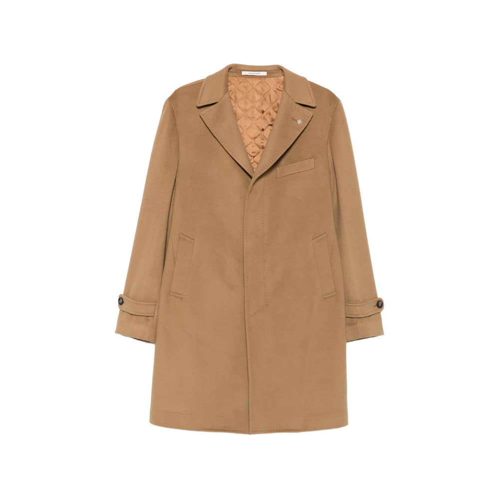 Tagliatore Neutrals Coats - Single Breasted Coats Men