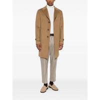 Tagliatore Neutrals Coats - Single Breasted Coats Men