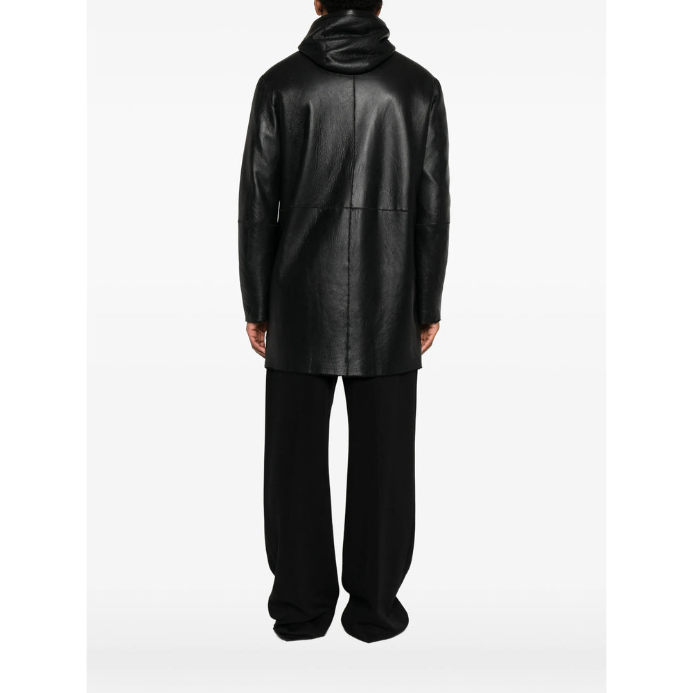Tagliatore Black Jackets - Leather Jackets Men
