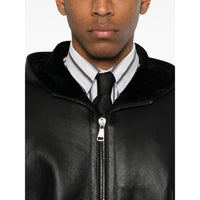 Tagliatore Black Jackets - Leather Jackets Men