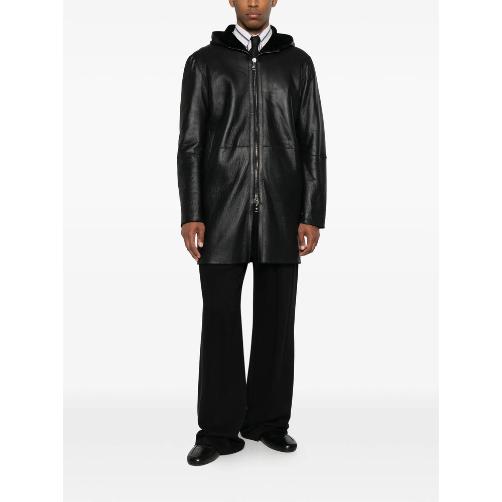 Tagliatore Black Jackets - Leather Jackets Men