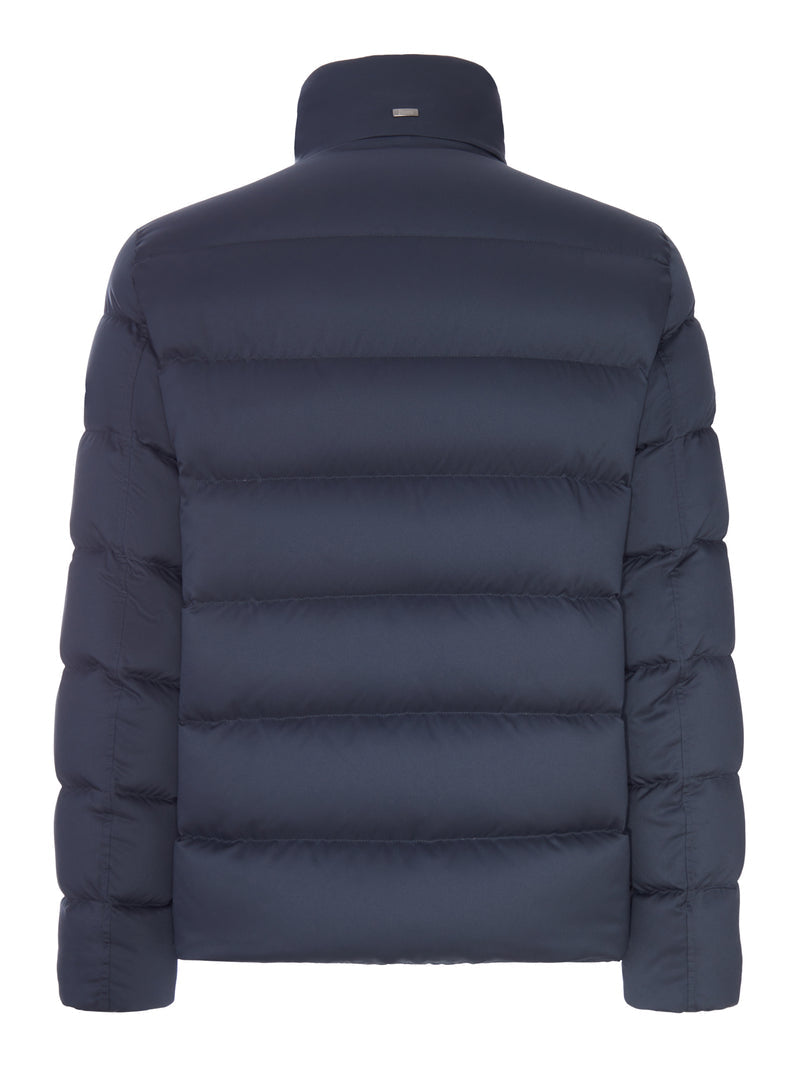 Herno Herno Men Padded Puffer Jacket With A High Collar And Faux-Fur Lining