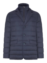 Herno Men Padded Blazer-Style Down Jacket With An Inner Bib