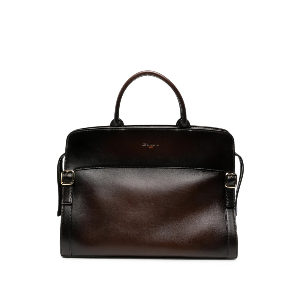 Santoni Santoni Brown Tote Bags Men