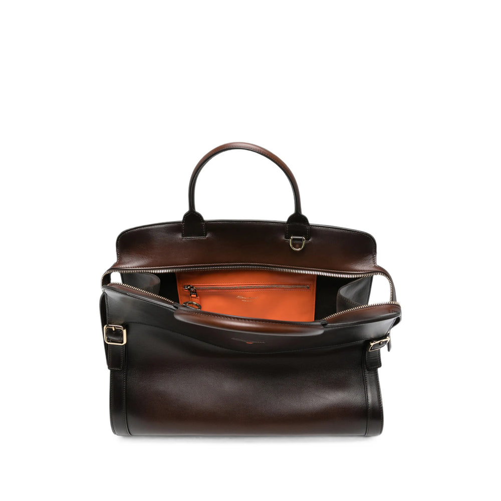 Santoni Santoni Brown Tote Bags Men