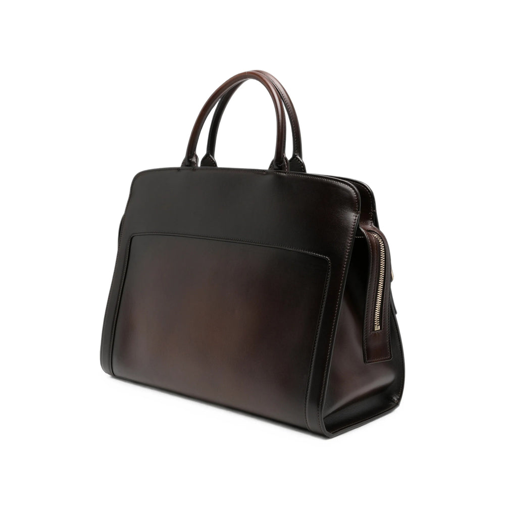 Santoni Santoni Brown Tote Bags Men