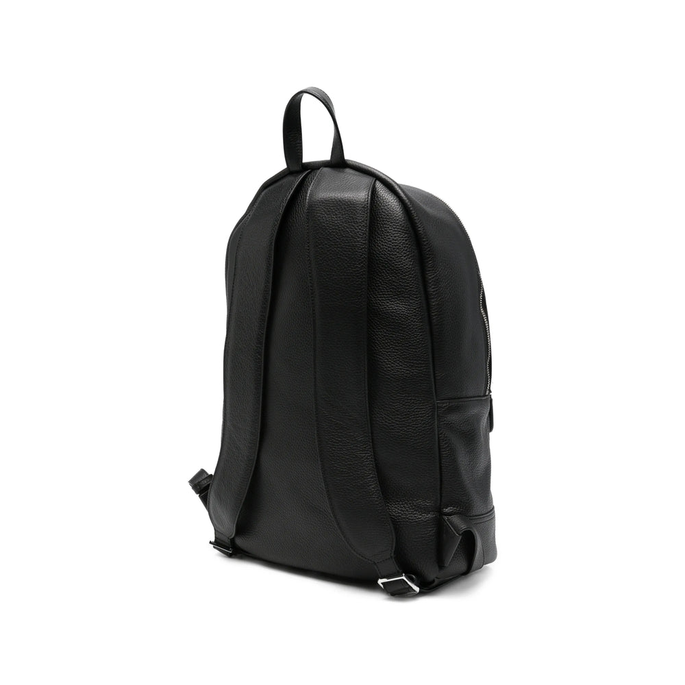 Santoni Santoni Black Backpacks Men