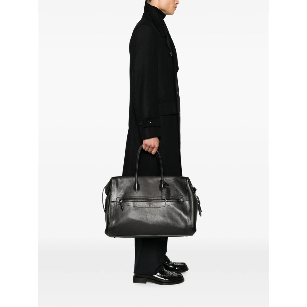 Santoni Santoni Black Luggage & Holdalls Men