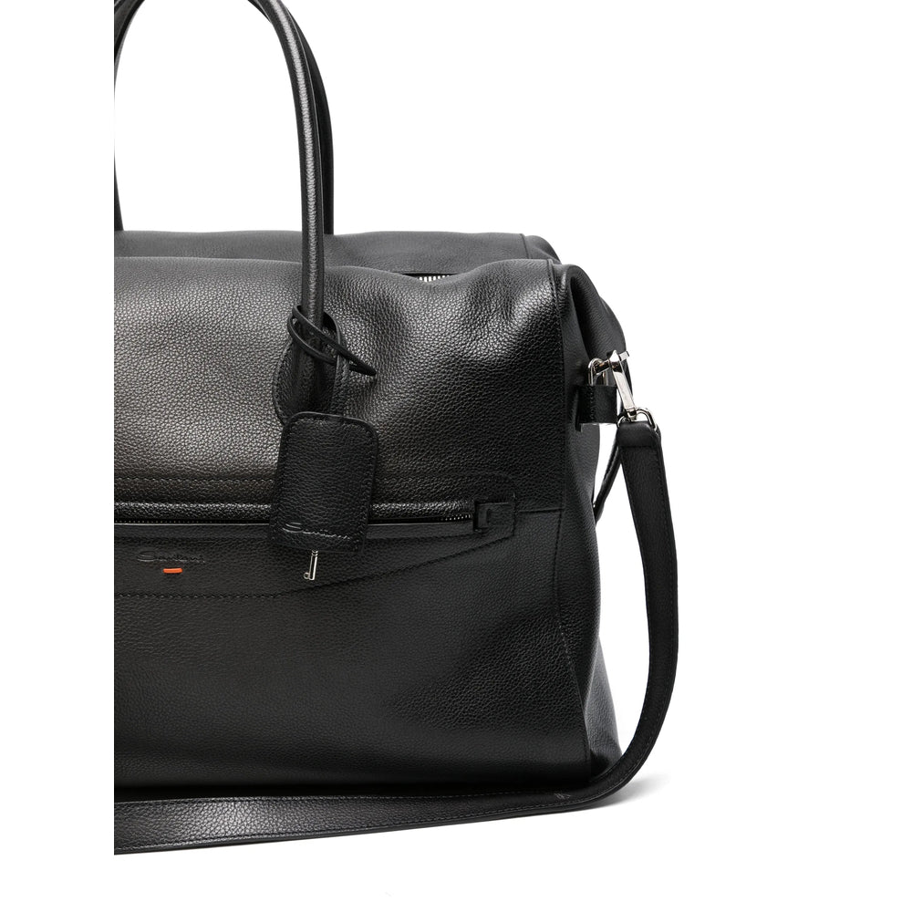 Santoni Santoni Black Luggage & Holdalls Men