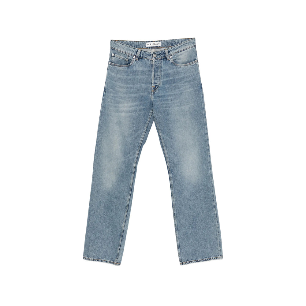 Our Legacy Blue Denim - Bootcut Jeans Men