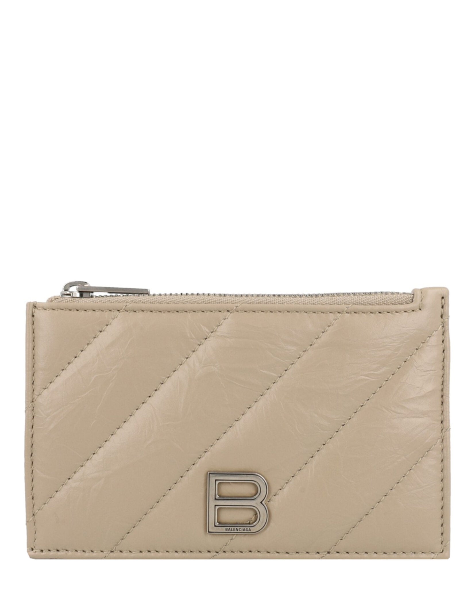 Balenciaga Womens Crush Long Card Holder