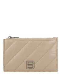Balenciaga Womens Crush Long Card Holder