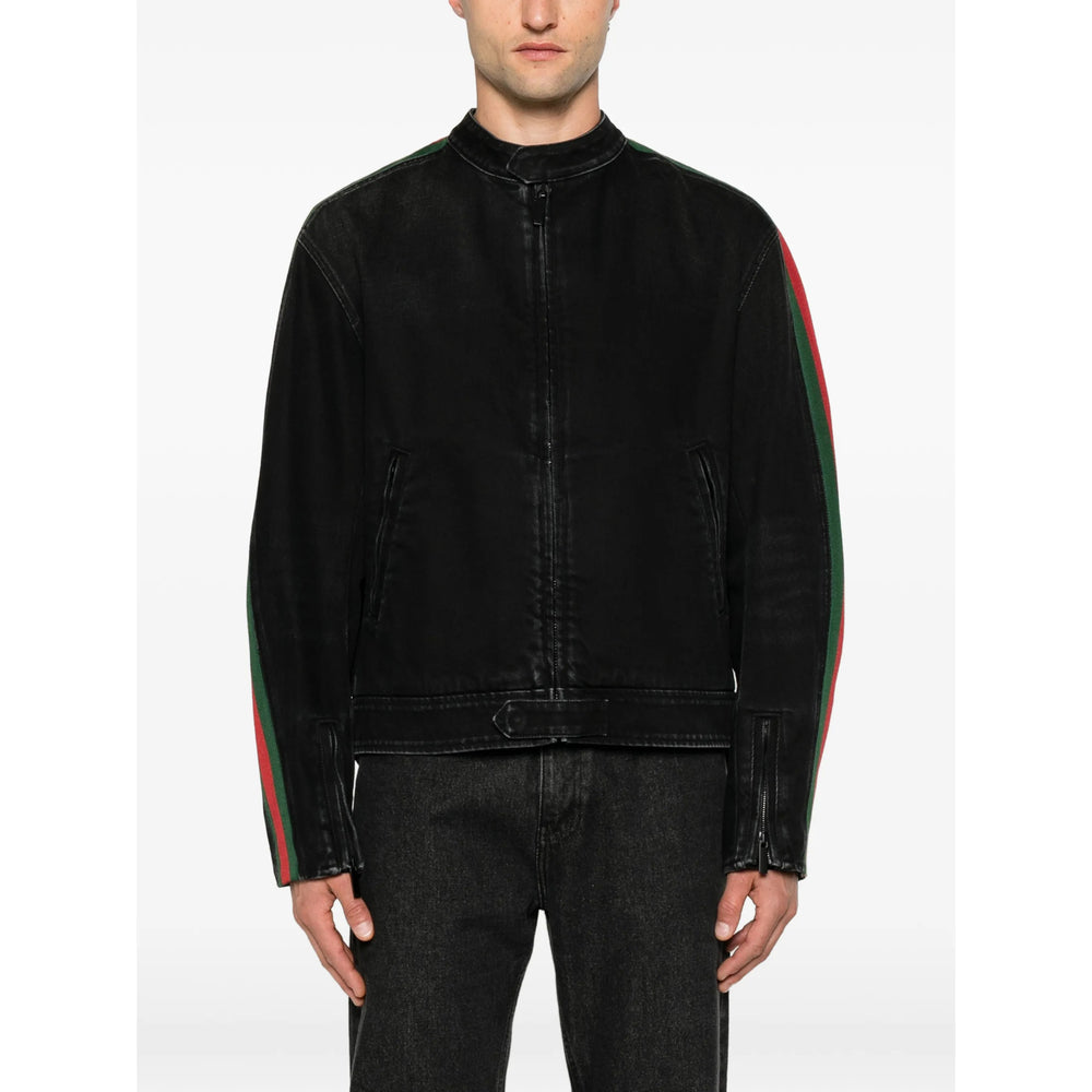 Gucci Black Jackets - Denim Jackets Men