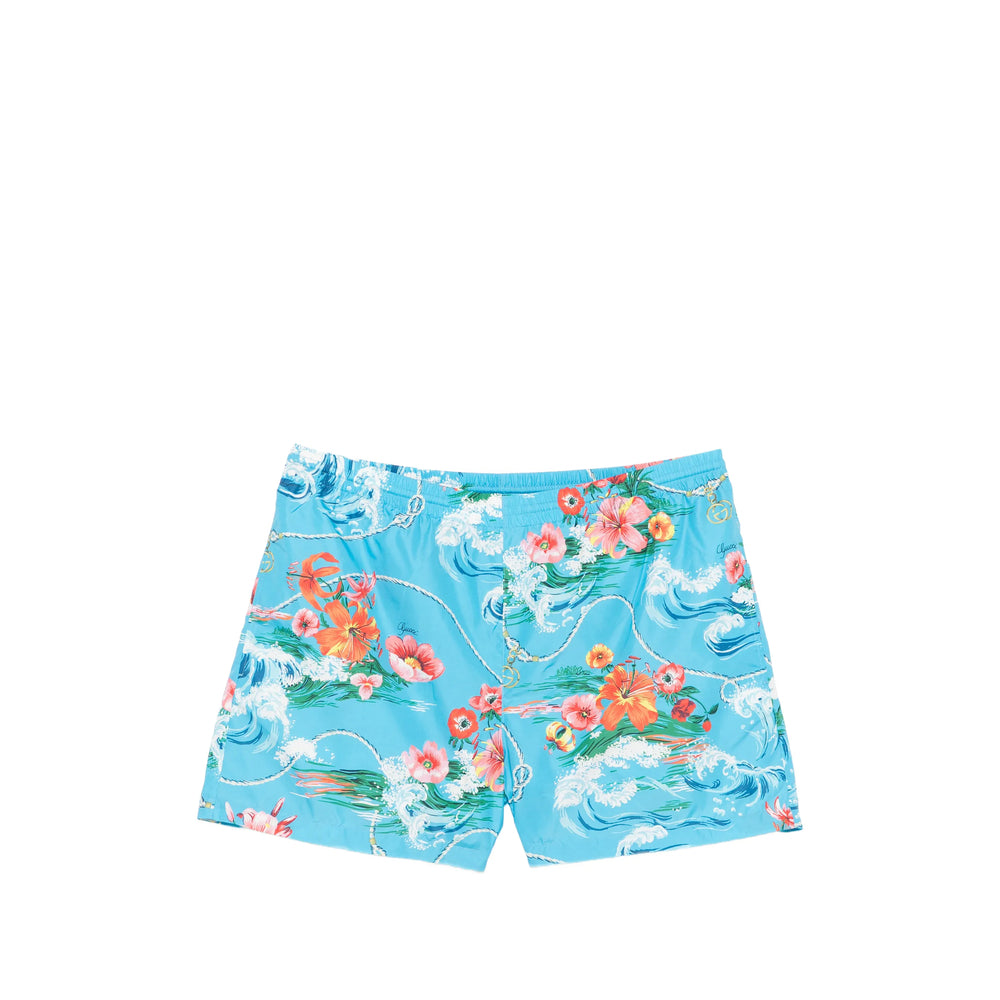 Gucci Gucci Blue Beachwear - Swim Shorts Men