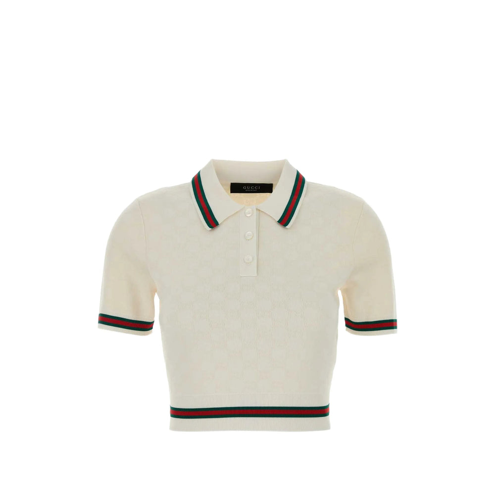 Gucci Gucci White Tops - Polo Tops Women