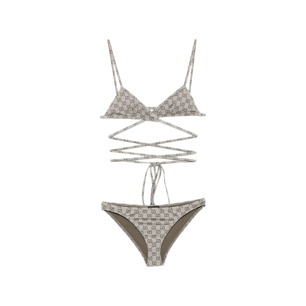 Gucci Gucci Neutrals Beachwear - Bikinis Women