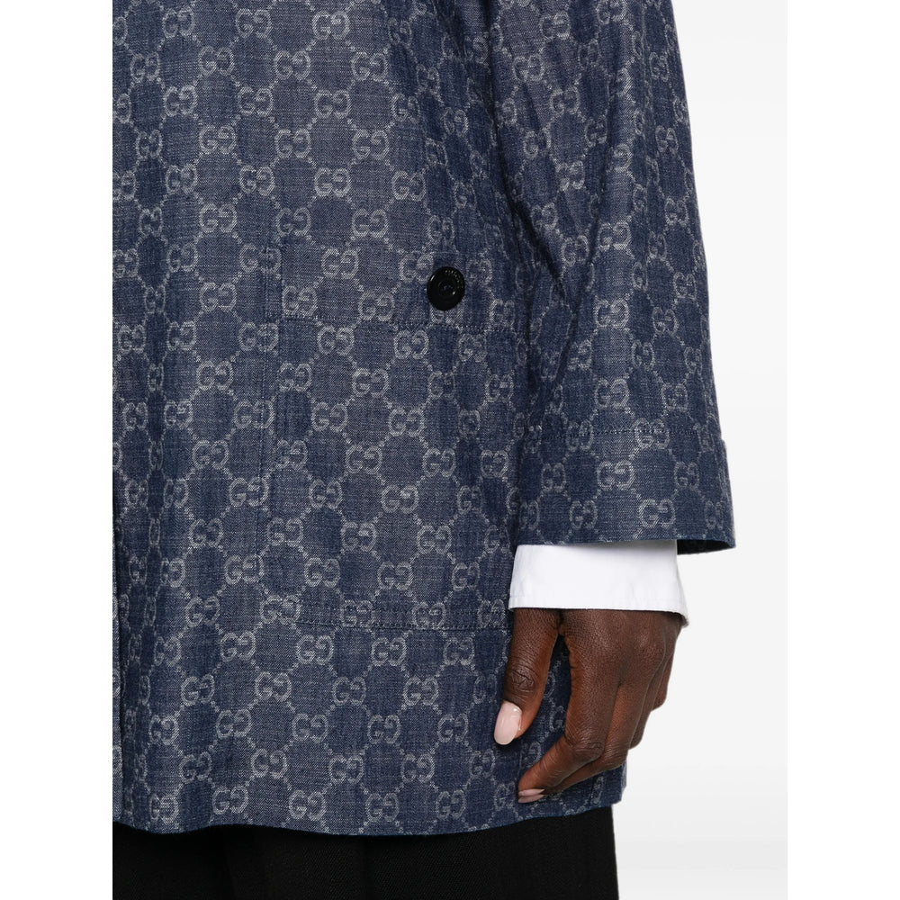 Gucci Blue Jackets - Denim Jackets Women