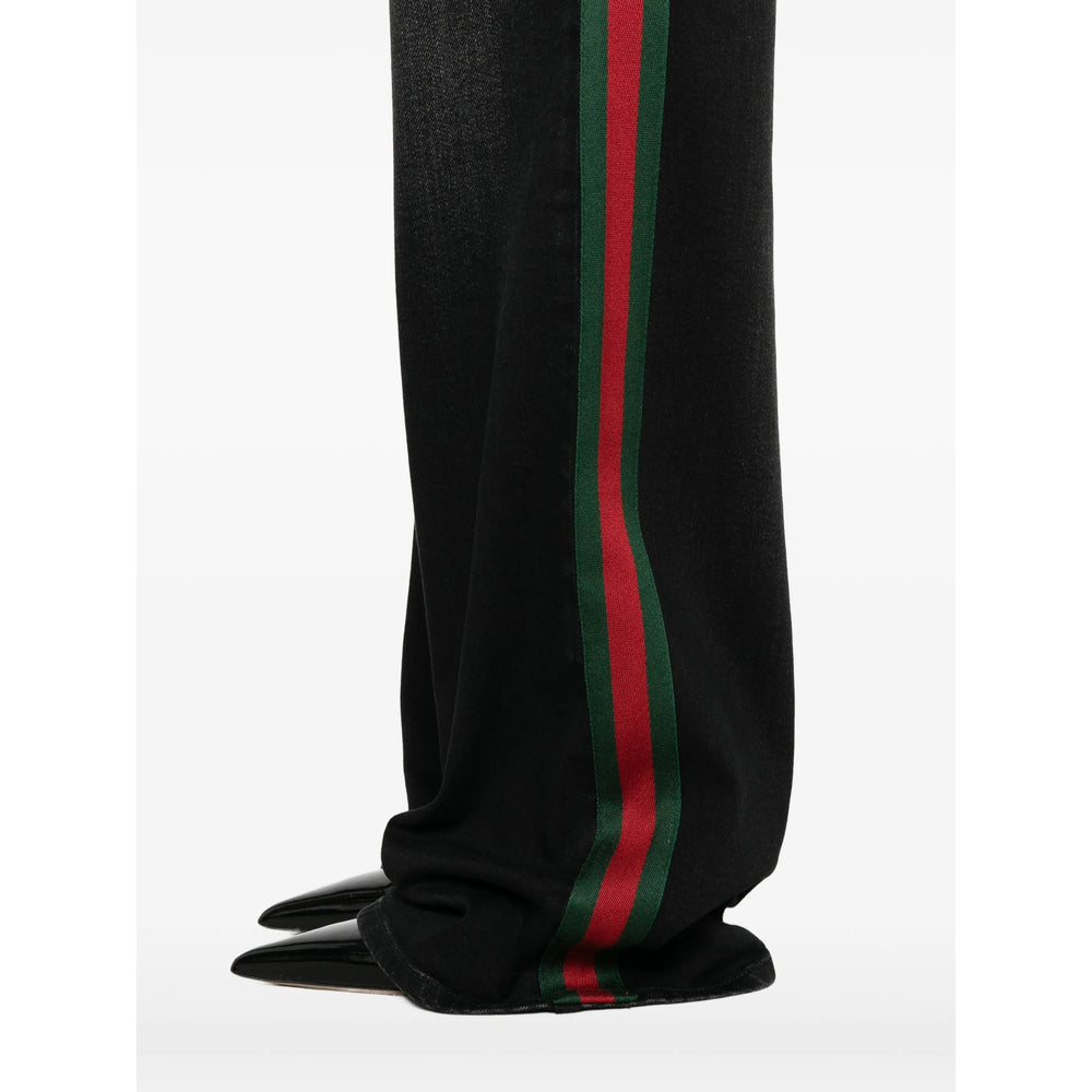 Gucci Gucci Black Denim - Wide-Leg Jeans Women