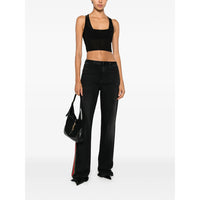 Gucci Gucci Black Denim - Wide-Leg Jeans Women