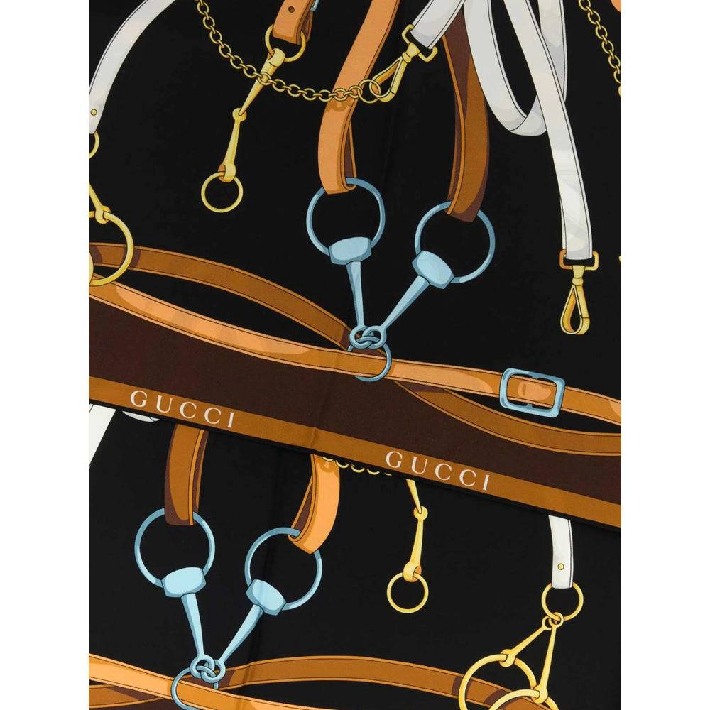 Gucci Black Scarves Women