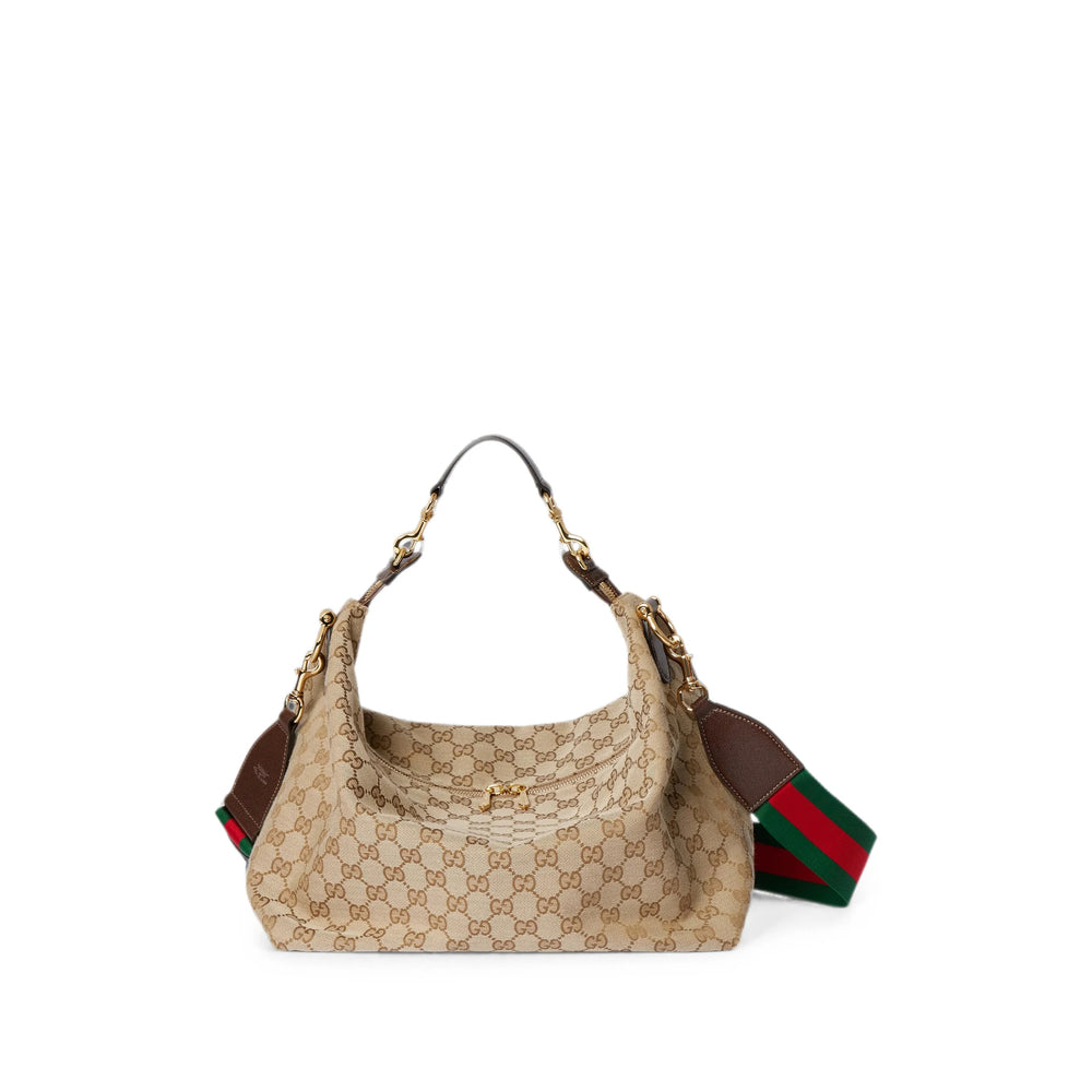 GUCCI Gucci Women Brera M Gg Fabric Crossbody Bag