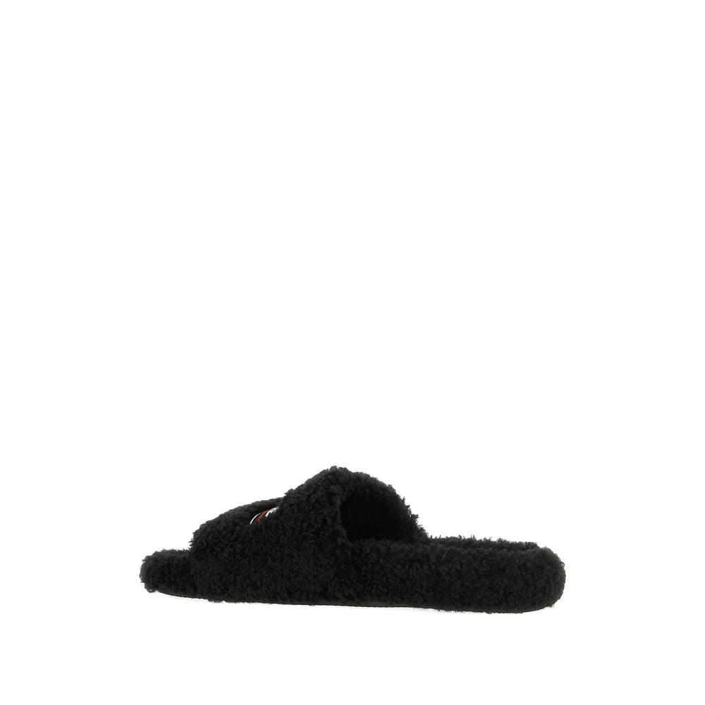 Balenciaga Black Flip-Flops & Slides Women