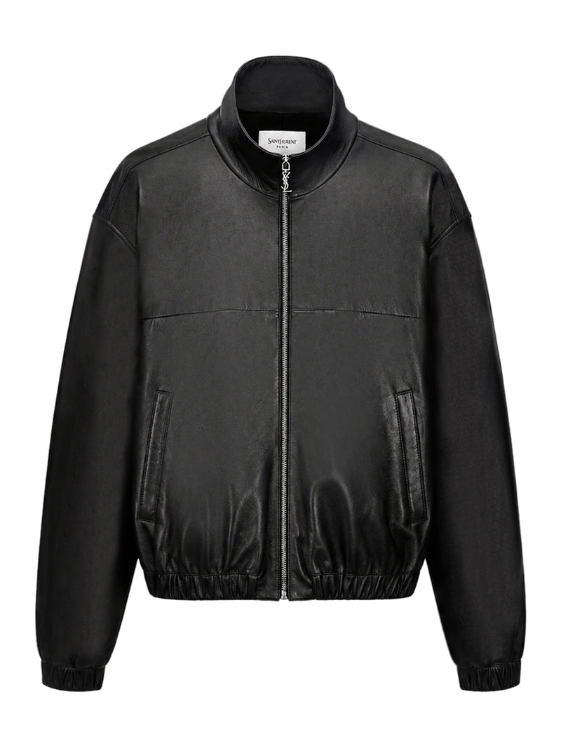 Saint Laurent Men Cassandre Lambskin Jacket