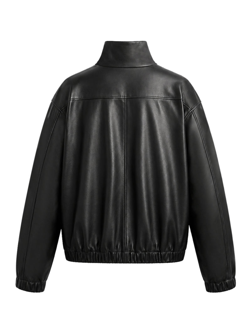 Saint Laurent Men Cassandre Lambskin Jacket