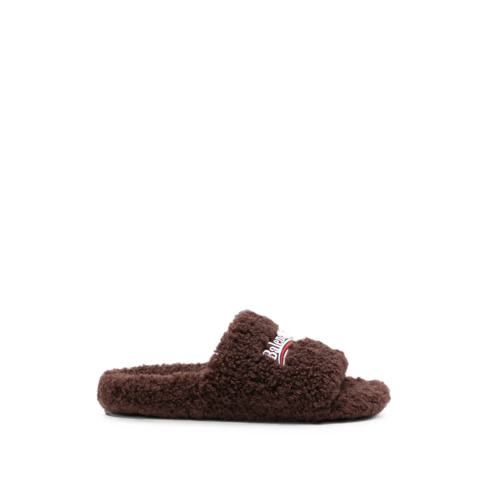 Balenciaga Brown Flip-Flops & Slides Women
