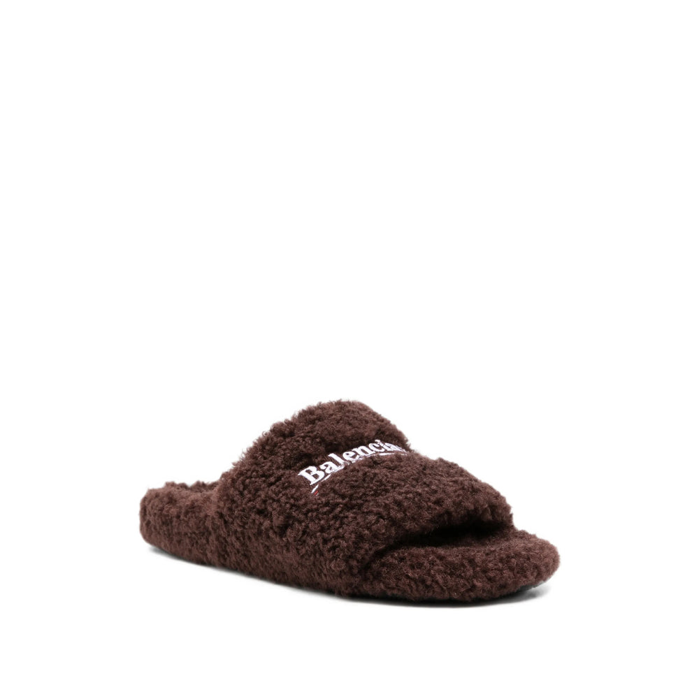 Balenciaga Brown Flip-Flops & Slides Women