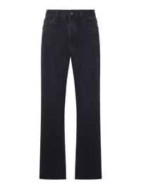 Saint Laurent Men Dark Denim Bootcut Jeans