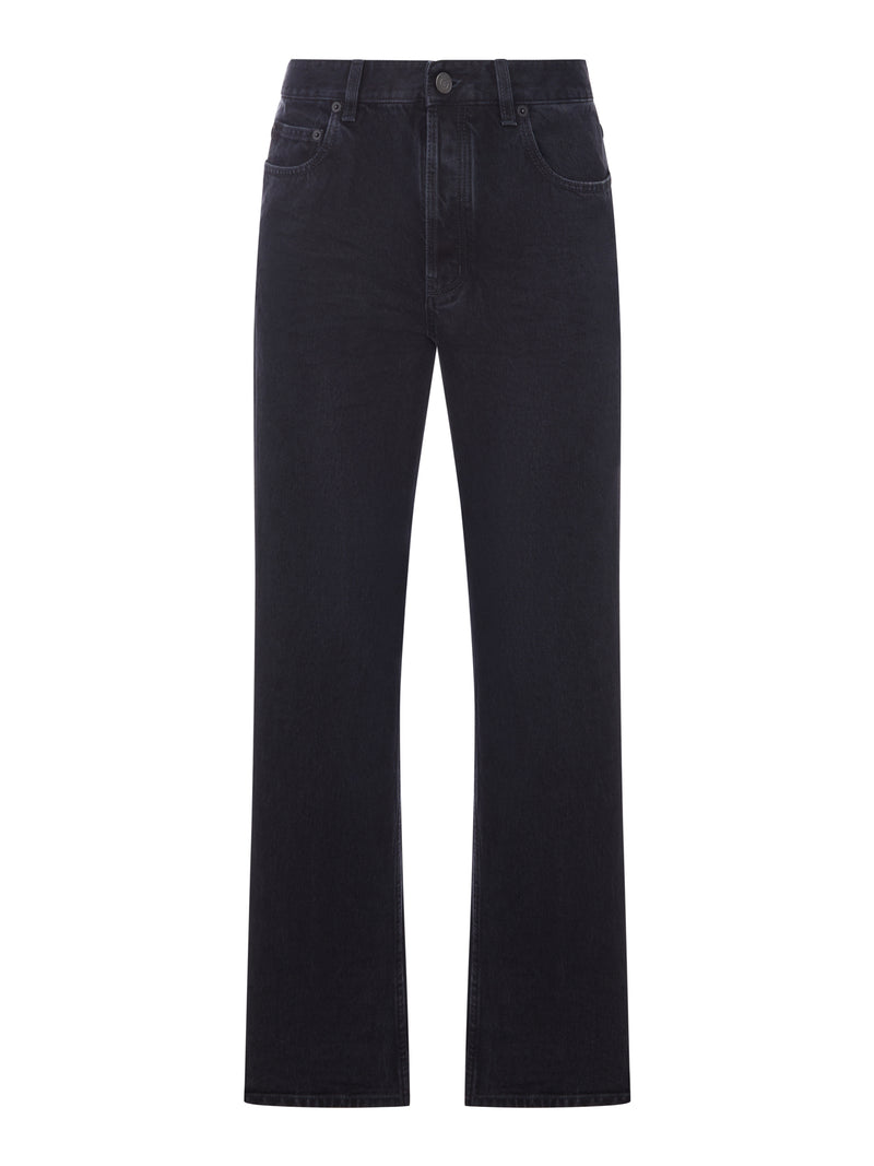Saint Laurent Men Dark Denim Bootcut Jeans