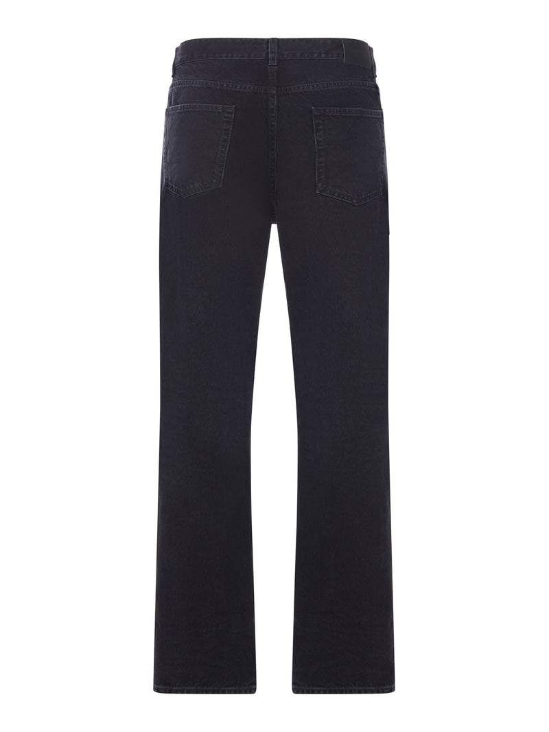 Saint Laurent Men Dark Denim Bootcut Jeans