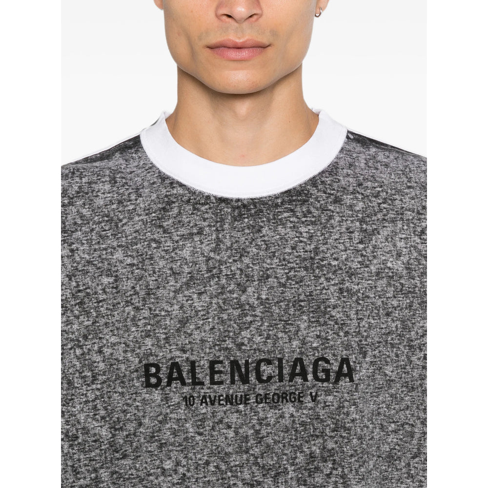 Balenciaga Grey T-Shirts & Vests - T-Shirts Men