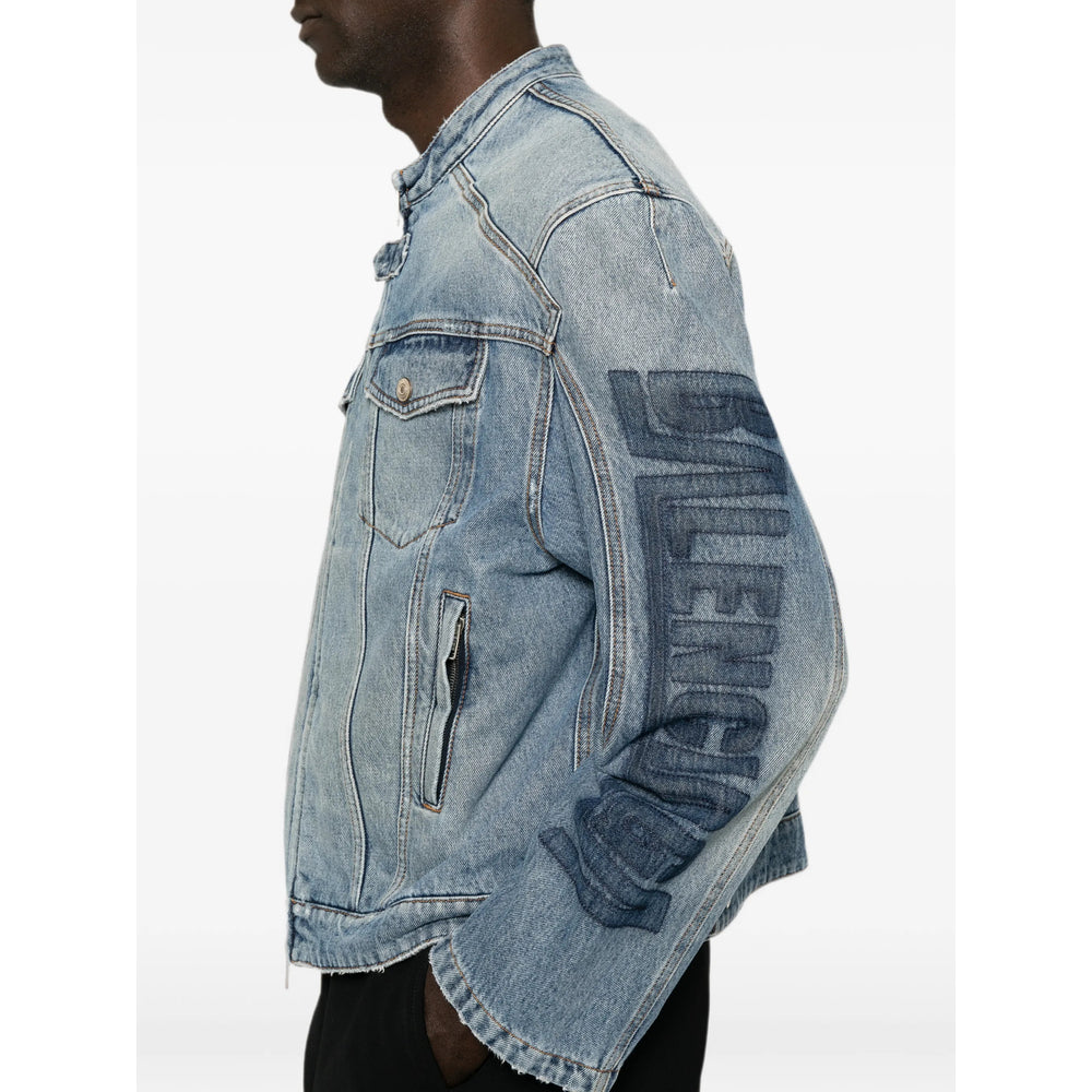 Balenciaga Blue Jackets - Denim Jackets Men