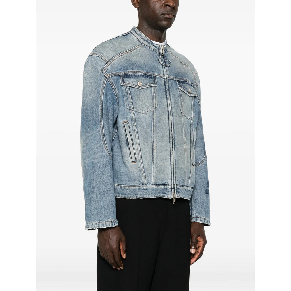 Balenciaga Blue Jackets - Denim Jackets Men