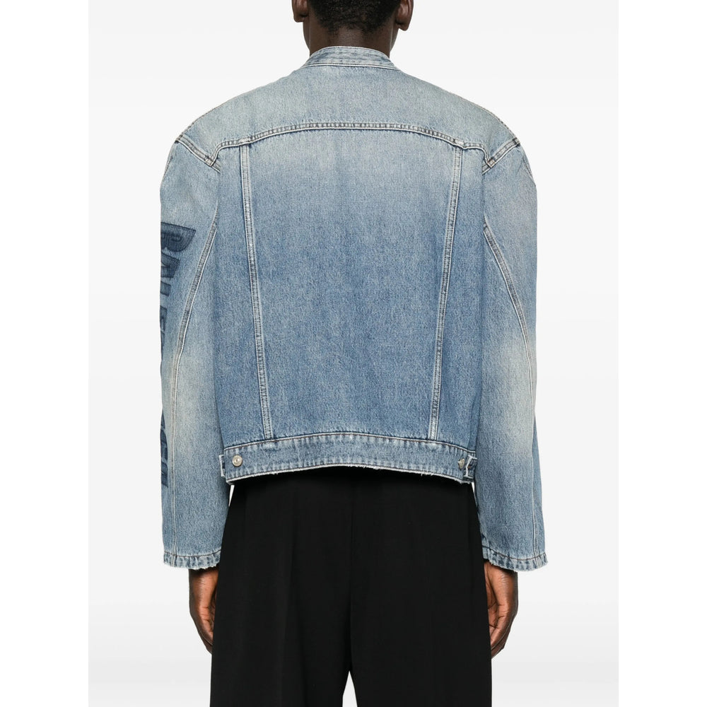 Balenciaga Blue Jackets - Denim Jackets Men