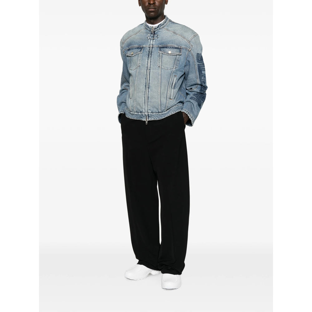 Balenciaga Blue Jackets - Denim Jackets Men