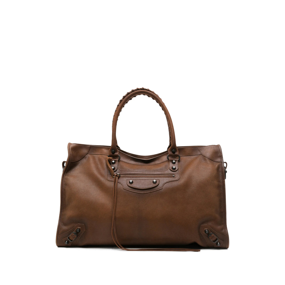 Balenciaga Brown Tote Bags Men