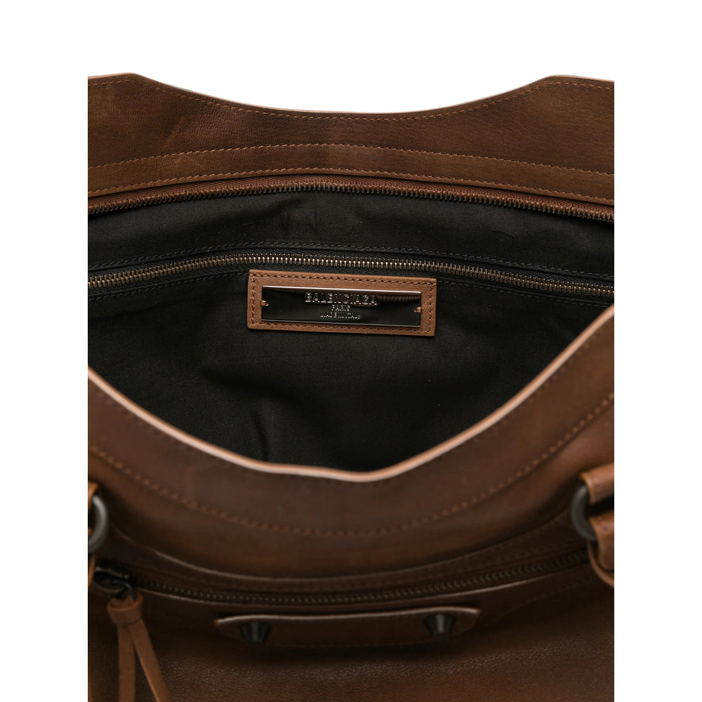 Balenciaga Brown Tote Bags Men