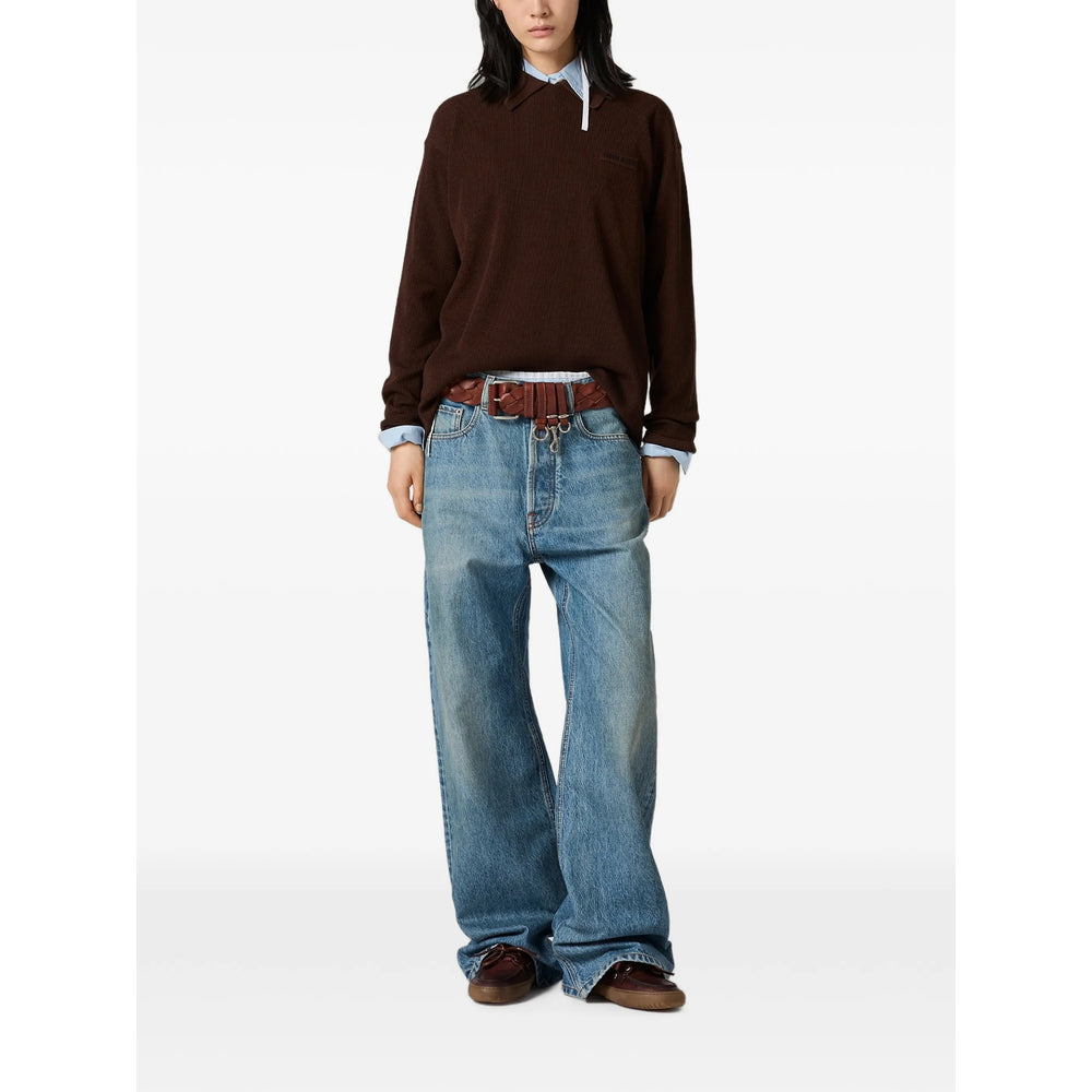 Miu Miu Blue Denim - Flared Jeans Women