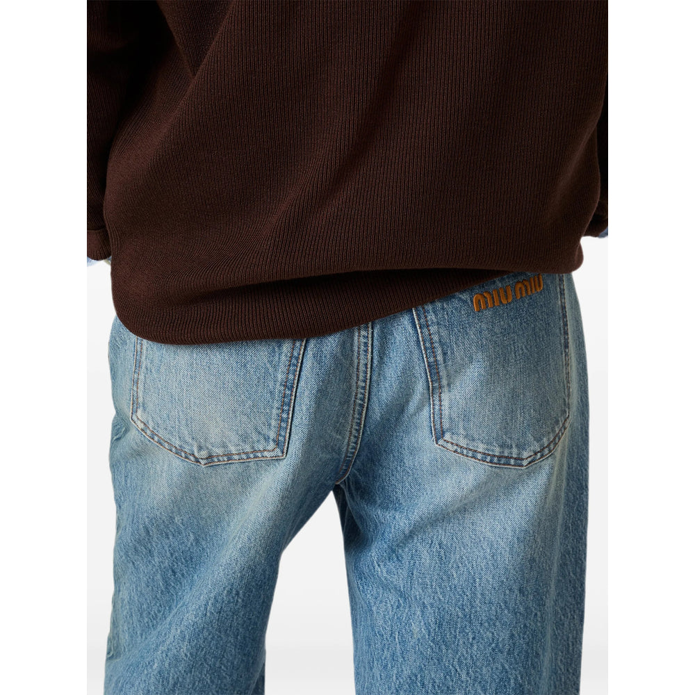 Miu Miu Blue Denim - Flared Jeans Women