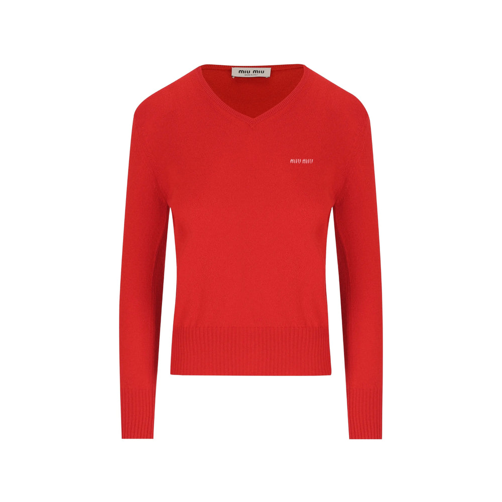 Miu Miu Red Tops - Sweatshirts Women