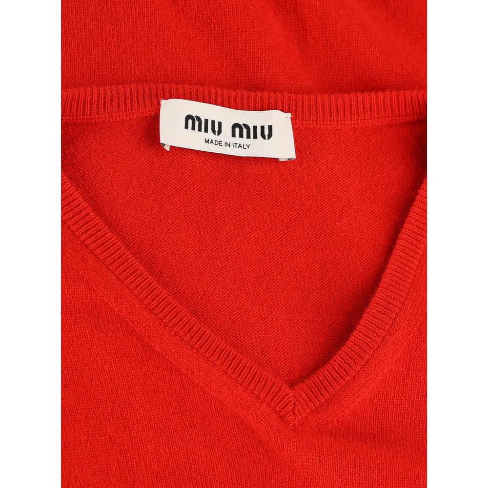 Miu Miu Red Tops - Sweatshirts Women