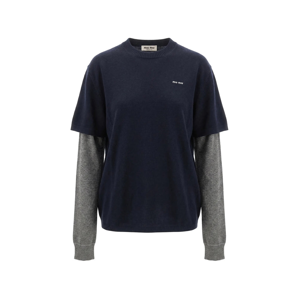 Miu Miu Blue Knitwear - Jumpers Women
