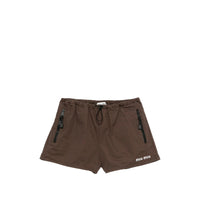 Miu Miu Brown Shorts - Mini Shorts Women