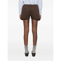 Miu Miu Brown Shorts - Mini Shorts Women