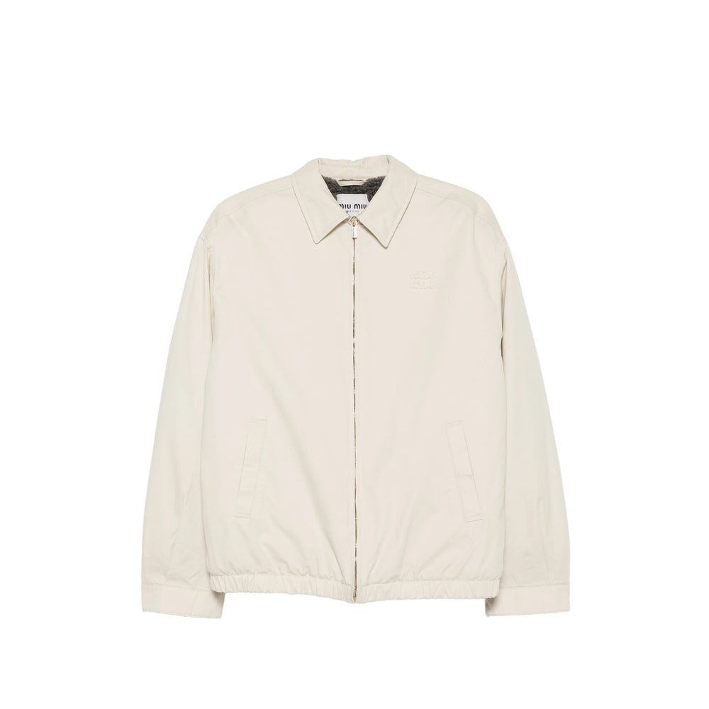 Miu Miu Neutrals Jackets - Bomber Jackets Women