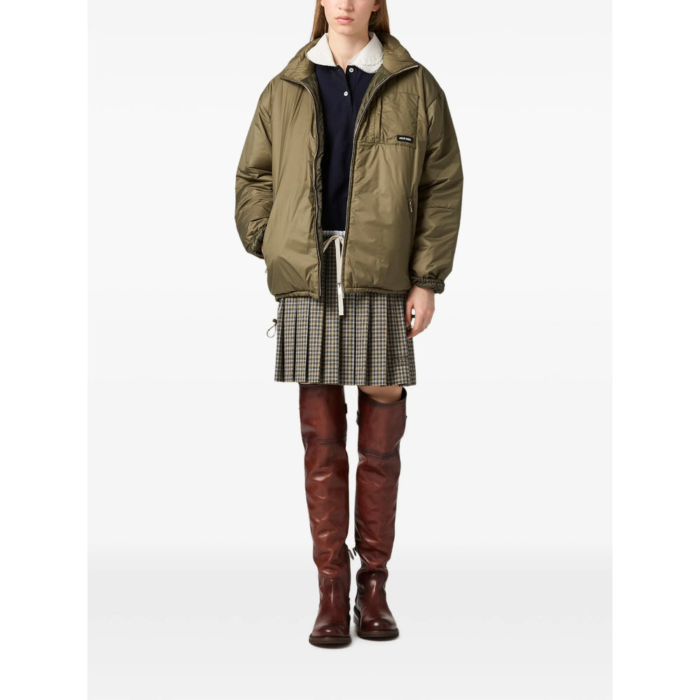 Miu Miu Green Jackets - Puffer Jackets Women