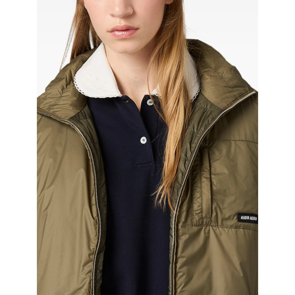 Miu Miu Green Jackets - Puffer Jackets Women
